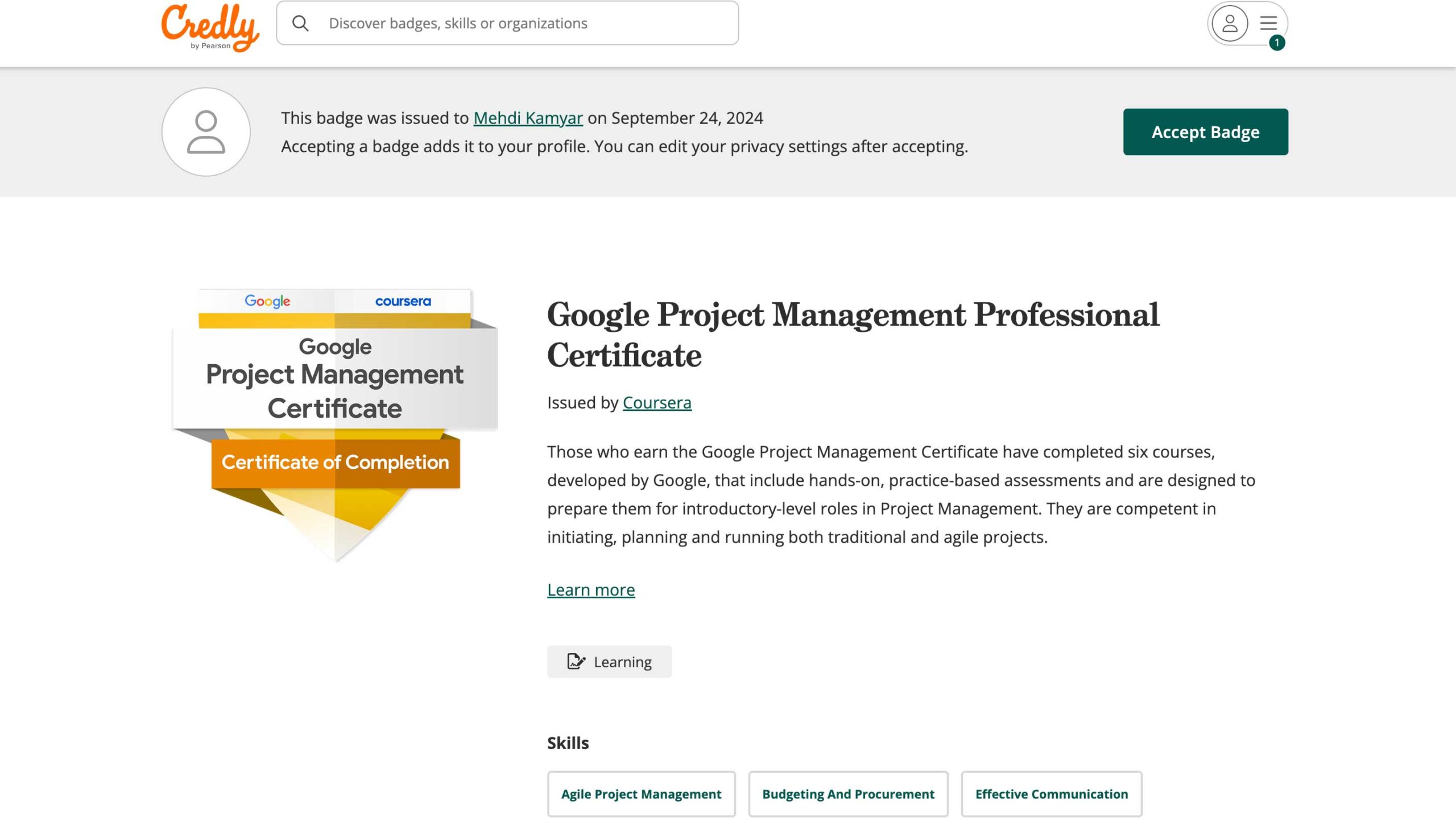 پلتفرم کاریابی کردلی credly