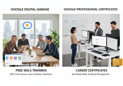 GOOGLE GARAGE AND GOOGLE PROFESSIONAL CERTIFICATES
