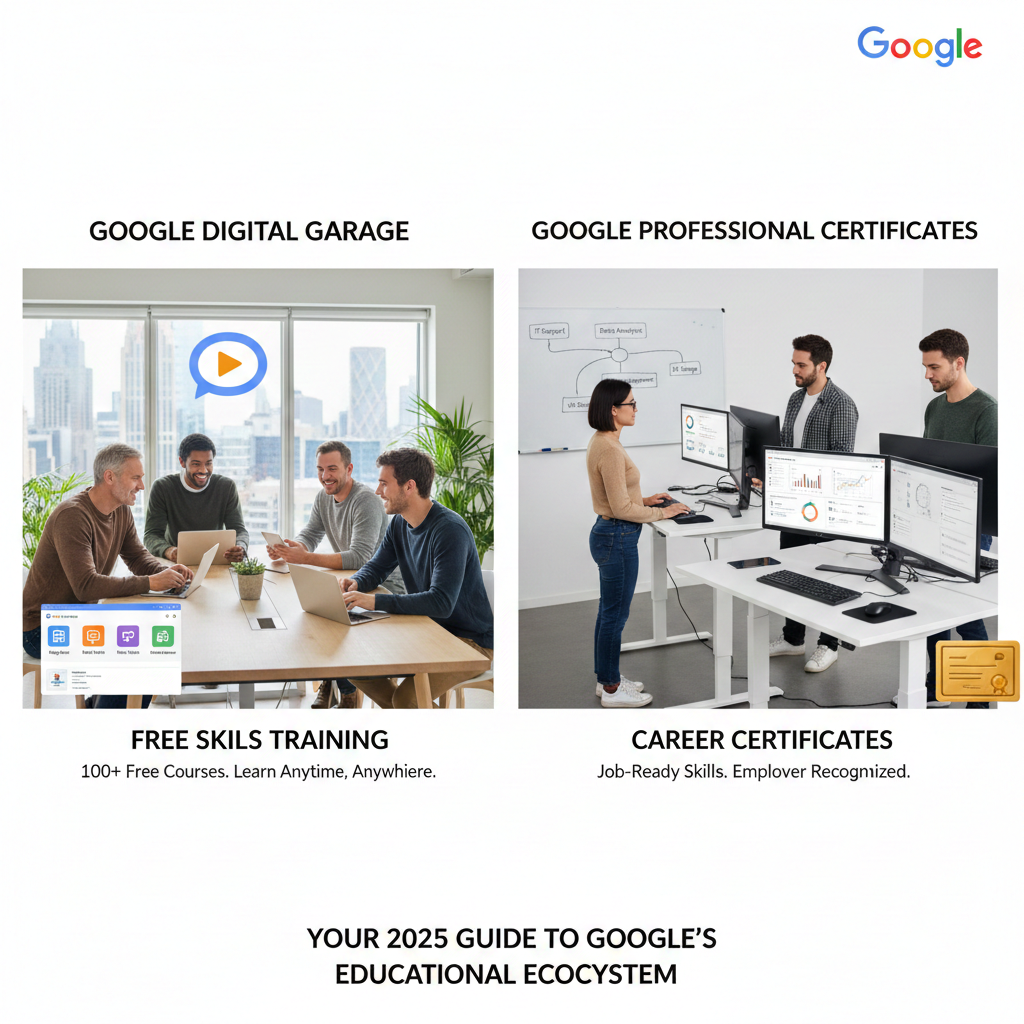 GOOGLE GARAGE AND GOOGLE PROFESSIONAL CERTIFICATES