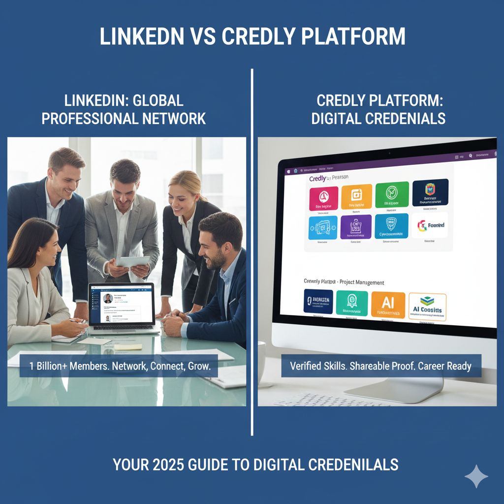 LINKEDIN VS CREDLY PLATFORM